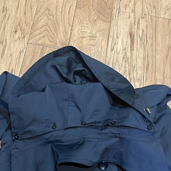 Michael Kora Black Rain Coat Womens Medium - Picture 4 of 7